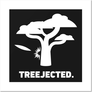 Treejected | Funny Disc Golf Posters and Art